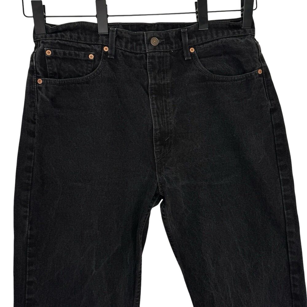 Vintage 90s Levi’s Jeans 505 Made In USA Black Men’s Tag Size 38 x 32 Retro - Picture 3 of 16